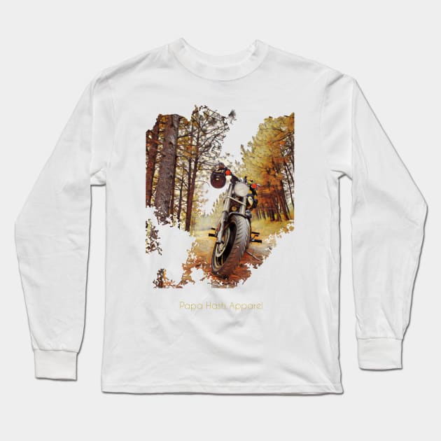 Papa Hash Apparel: Tilford Distress Long Sleeve T-Shirt by Papa Hash's House of Art